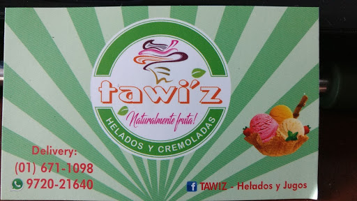 TAWIZ - Helados y Jugos