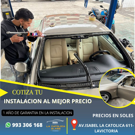 PARABRISAS CATÓLICA GLASS 611- LAMINAS DE SEGURIDAD